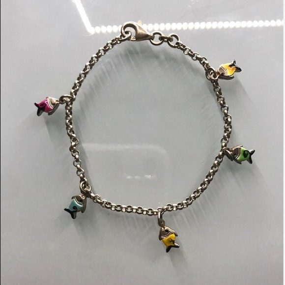 Cute fish charm bracelet - Picture 2 of 2